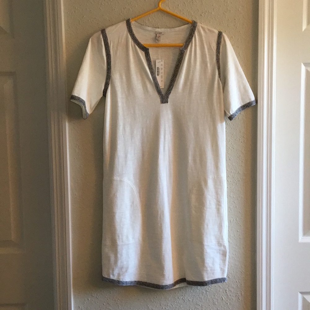 J Crew White Tunic